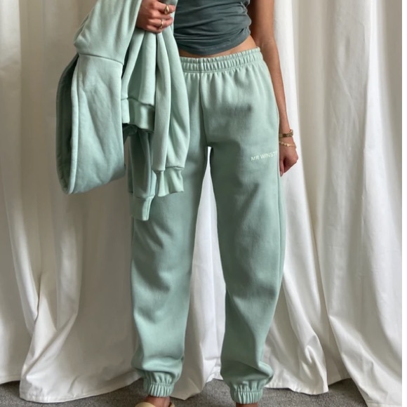 Mr Winston Pants - Brand new Sage green mr winston trackies in size medium